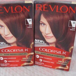 Bundle of 2 Revlon Colorsilk Dark Auburn Haircolor